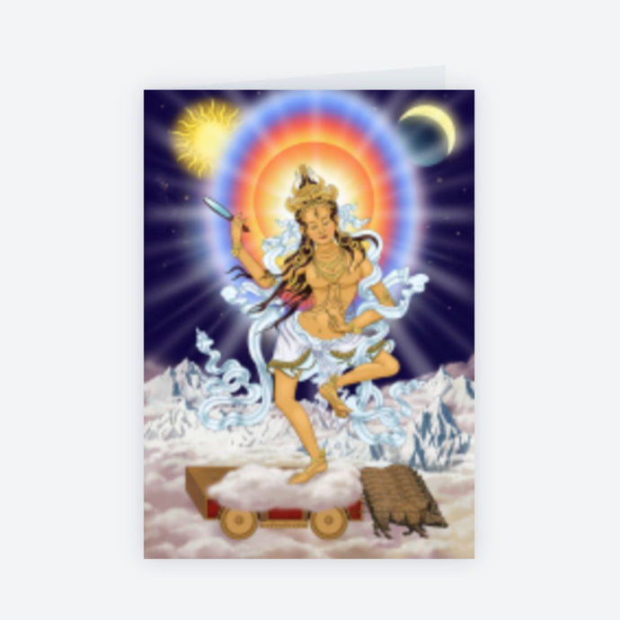 Radiant Goddess Marichi Greeting Card