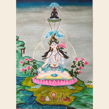 Load image into Gallery viewer, Consecrated Vishvamata Thangka (blessed in empowerment)