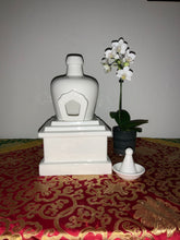 Load image into Gallery viewer, White Streamlined Tibetan Smoke (Sang) Offering Burner