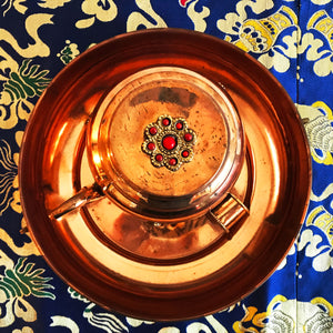 Tibetan Water Offering Chutor Dzambhala Offering Set